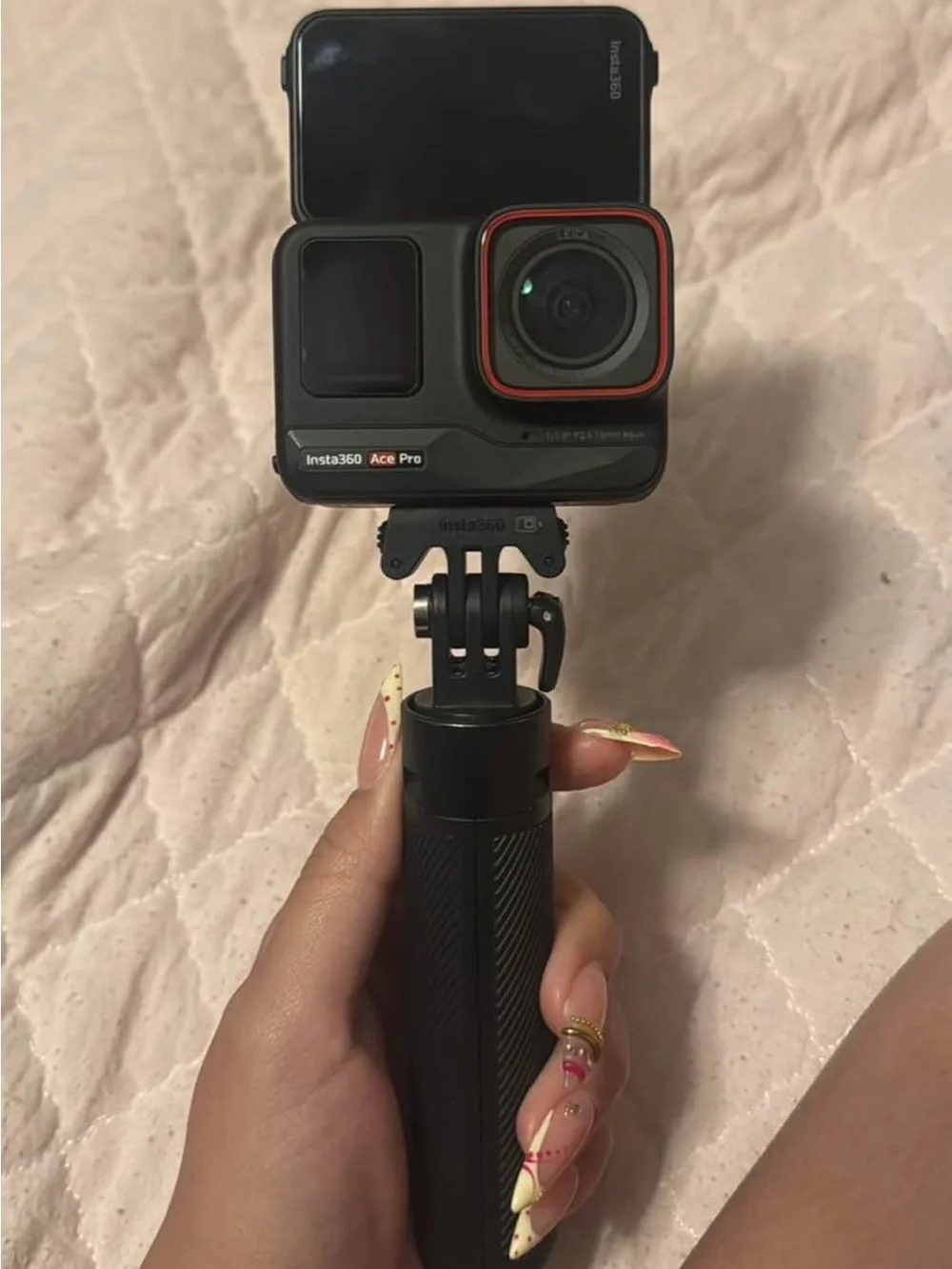 Ace Pro Black Action Camera with Wide-Angle Lens